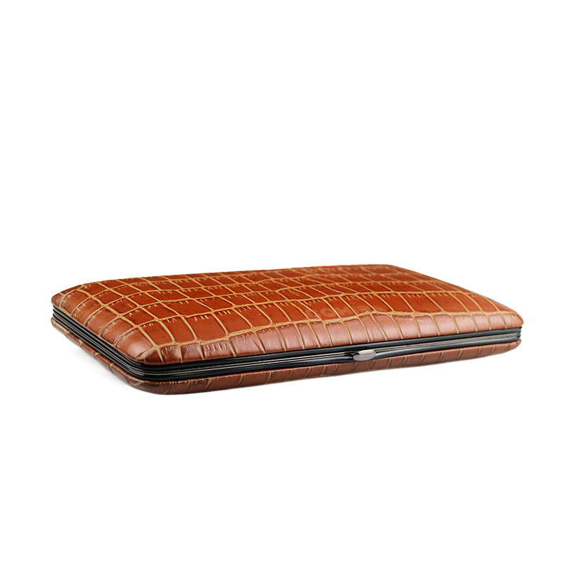 Portable Leather Cigar Box