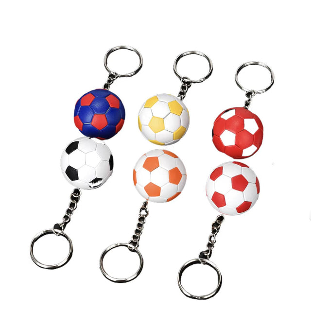 Zinc Alloy Simulation Football Keychain - Creative Gift