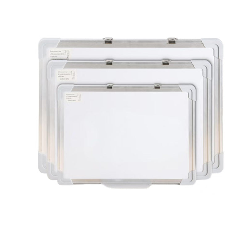 Pizarra blanca de borrado en seco de doble cara de 40 x 30 cm