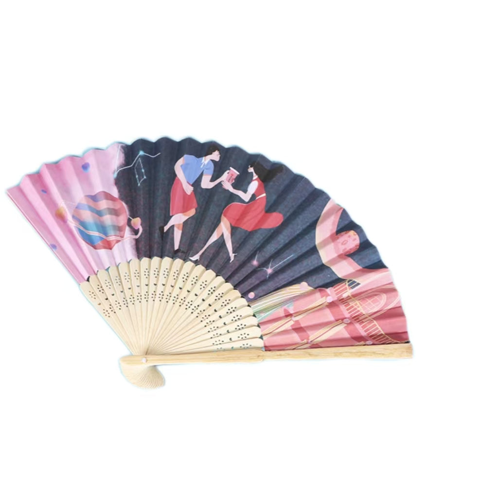 Éventail pliable personnalisable