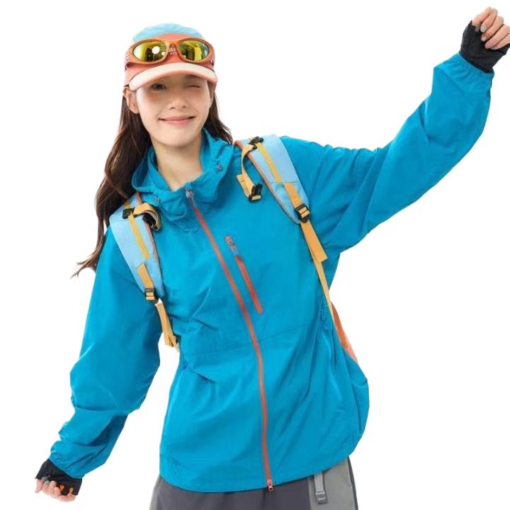 Hooded Nylon Outdoor Sun Protection Jacket