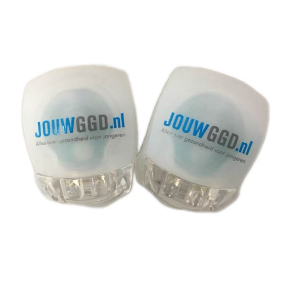 Luces de bicicleta de silicona con forma de rana (paquete de 2) para ciclismo al aire libre