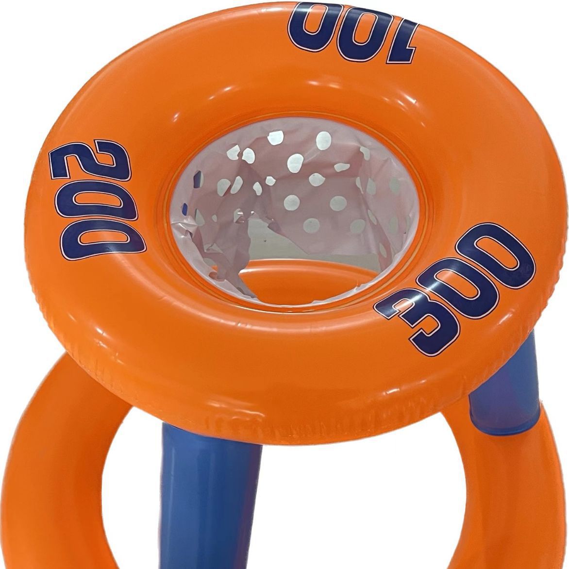 Aro de baloncesto flotante inflable