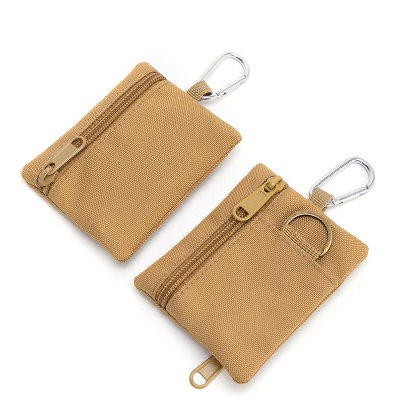 Mini monedero para exteriores con gancho