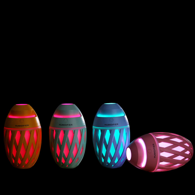 320 Ml Rugby Shape Air Humidifier With Led Light