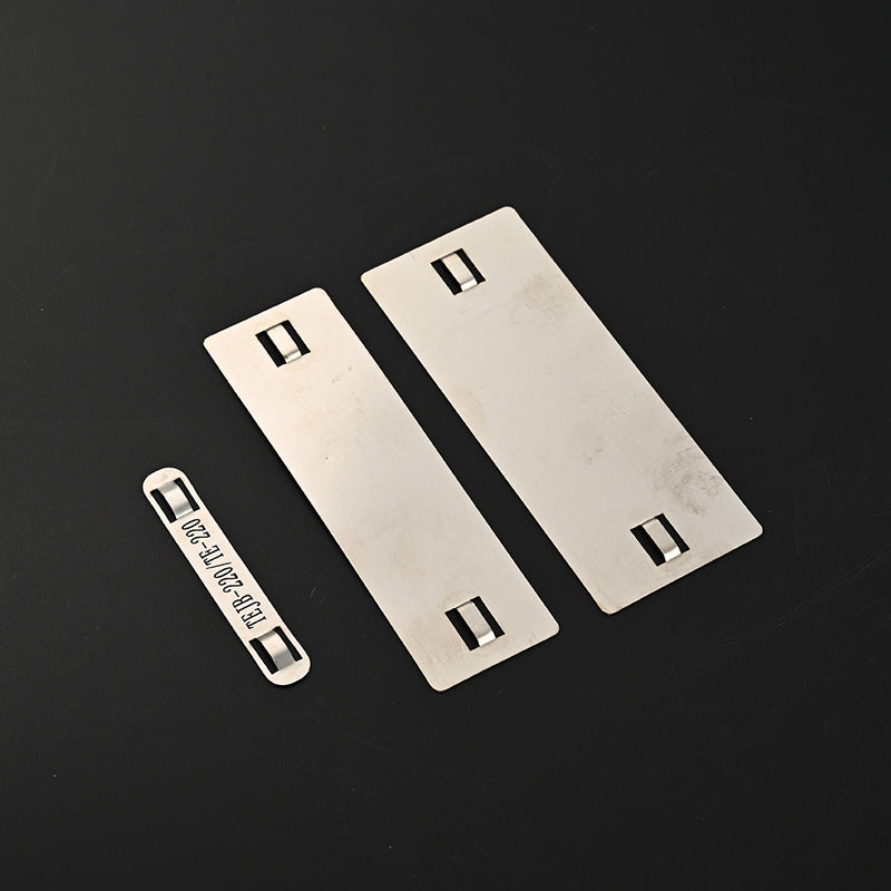 Etiqueta de aluminio personalizada