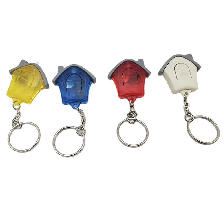 Mini House Flashlight Keychain