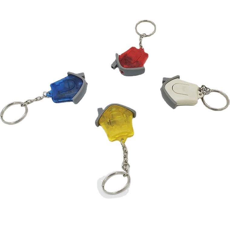 Mini House Flashlight Keychain