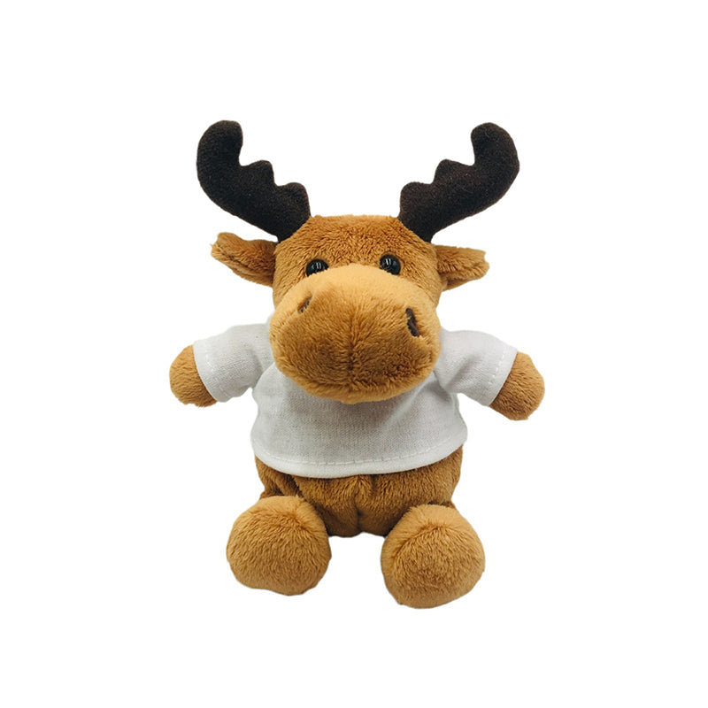 T-shirt-wearing Moose Plush Toy