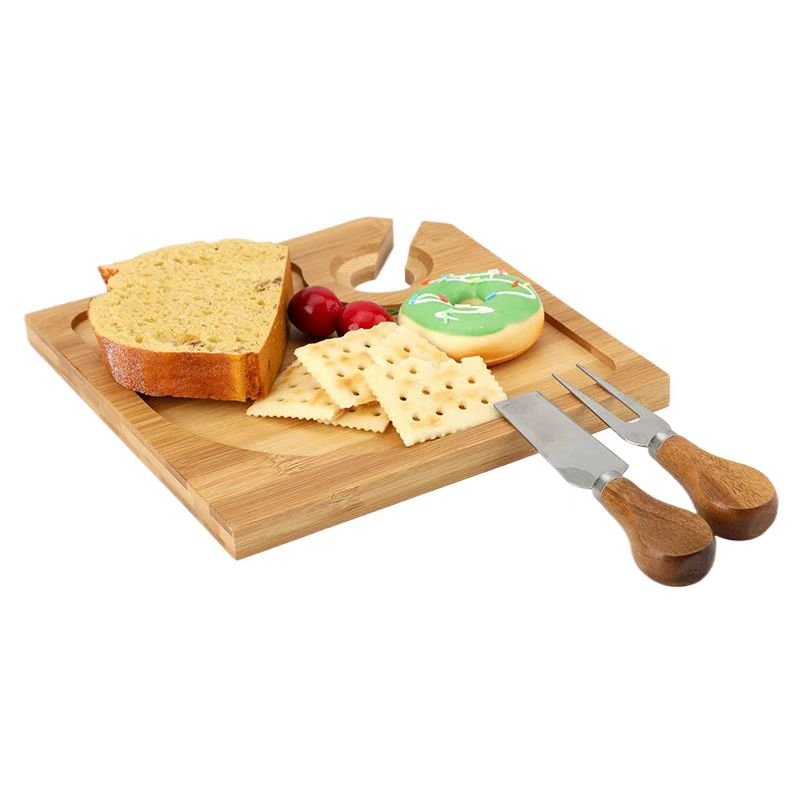 8 - inch Multifunctional Bamboo Tray - For Party & Cocktail Events - Yorkn Inc✅