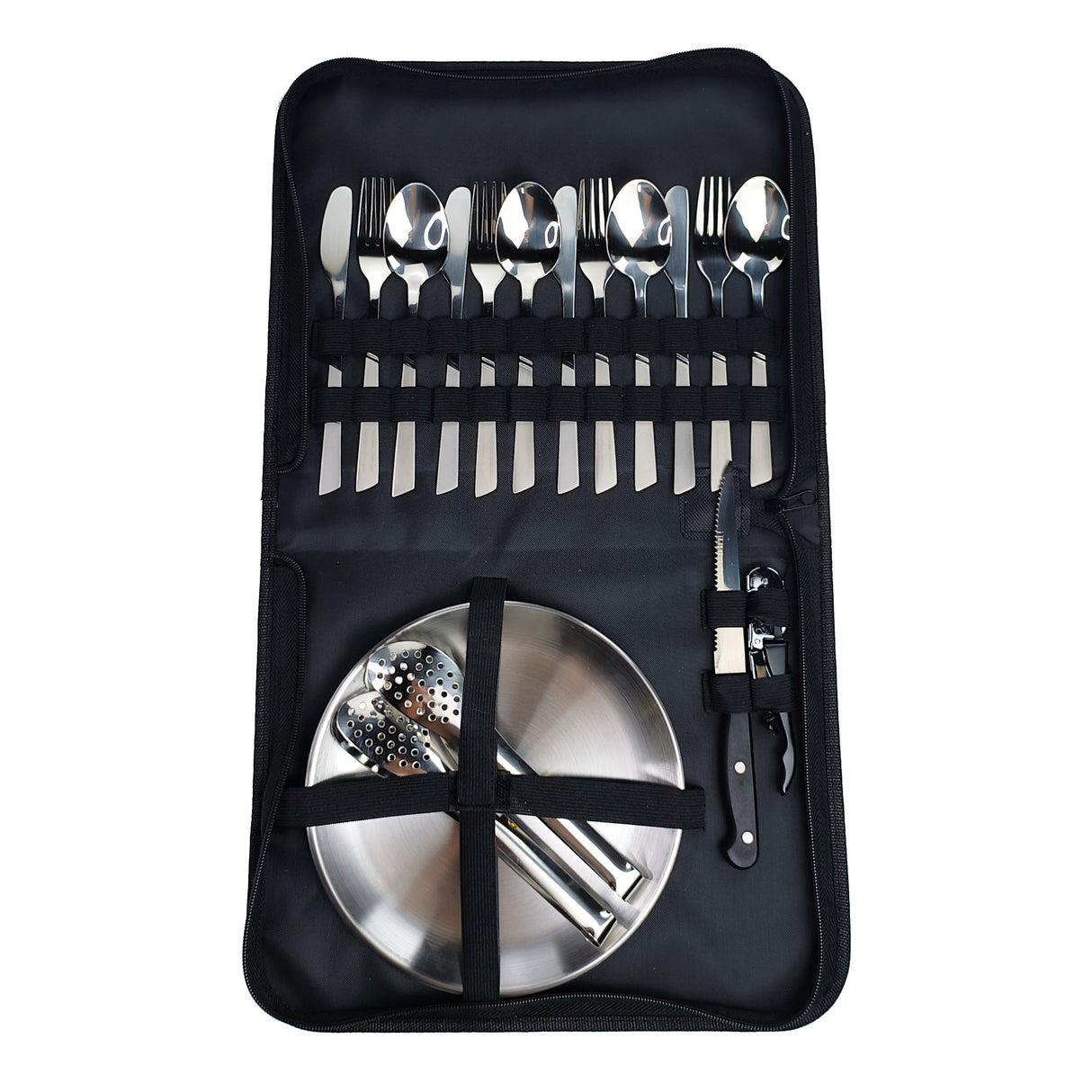 Camping Silverware Set With Case