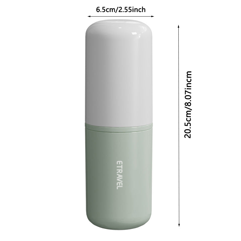 Vaso de viaje para cepillos de dientes