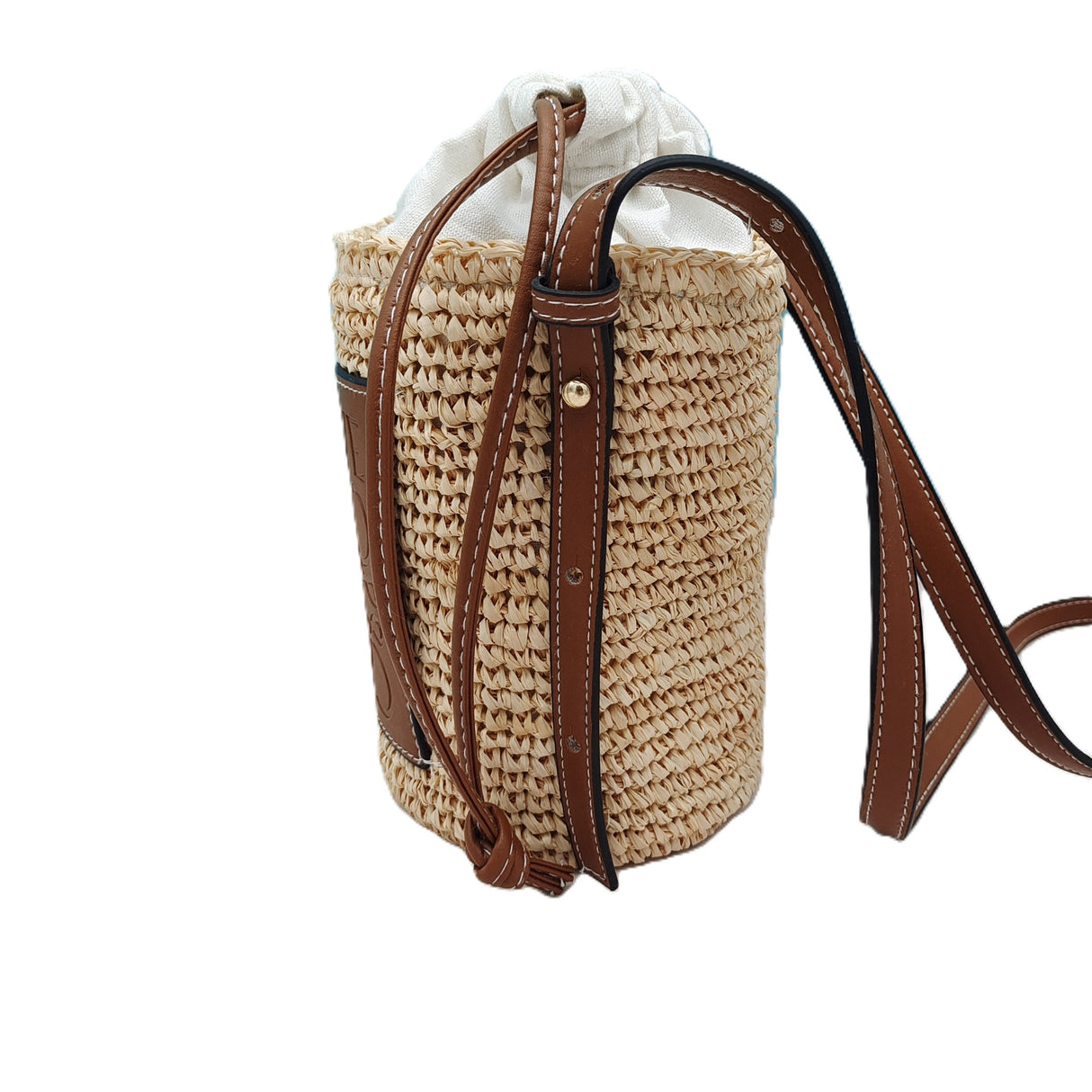 Raffia Clutch And Playing Cards