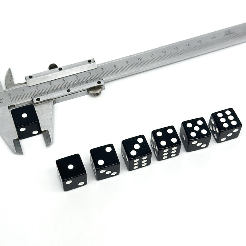 Two Dices With Drawstring Pouch