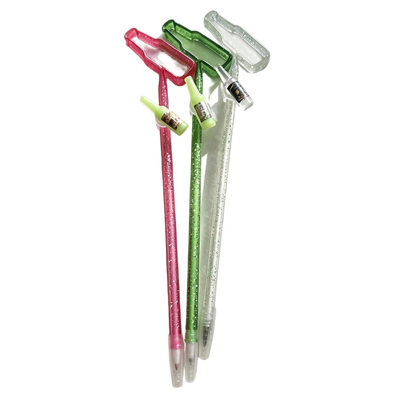 Wine Bottle Spinner Ballpoint Pen