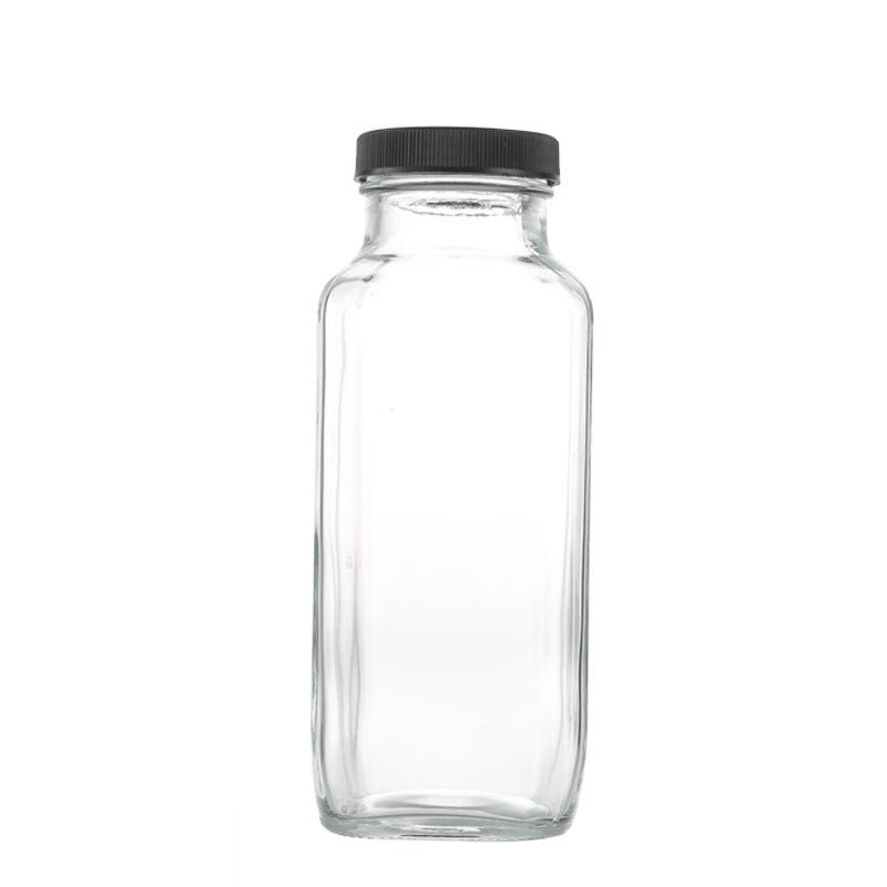 8oz Clear Glass Bottle - Yorkn Inc✅