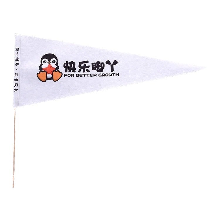9x6 Inch Pennant With Wooden Stick - Yorkn Inc✅