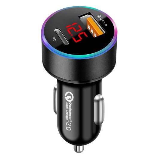 Aluminum Alloy Iphone Fast Car Charger - Yorkn Inc✅