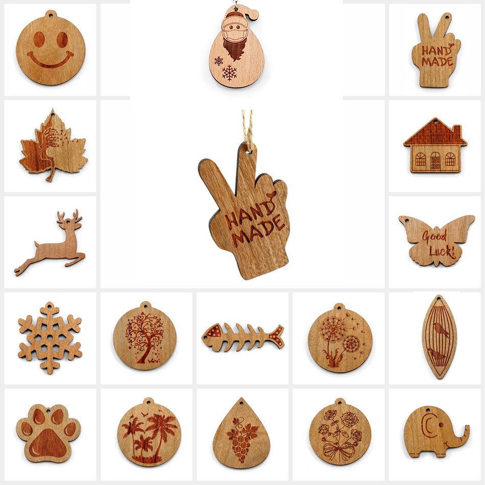 Animal Leaf House Shaped Wooden Tag - Yorkn Inc✅