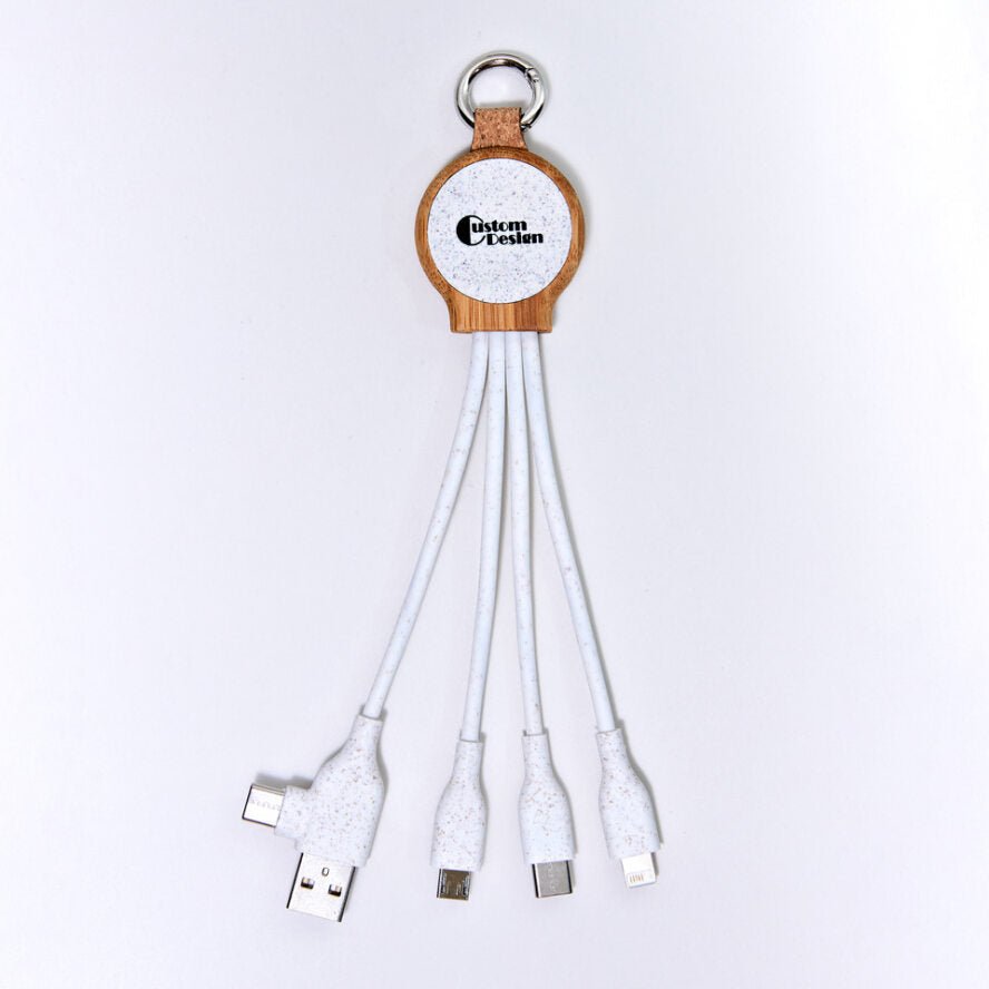 Bamboo 3 - in - 1 6" Charging Cable - Yorkn Inc✅