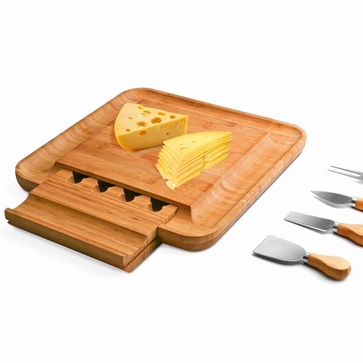 Bamboo Cheese Board Set - Yorkn Inc✅