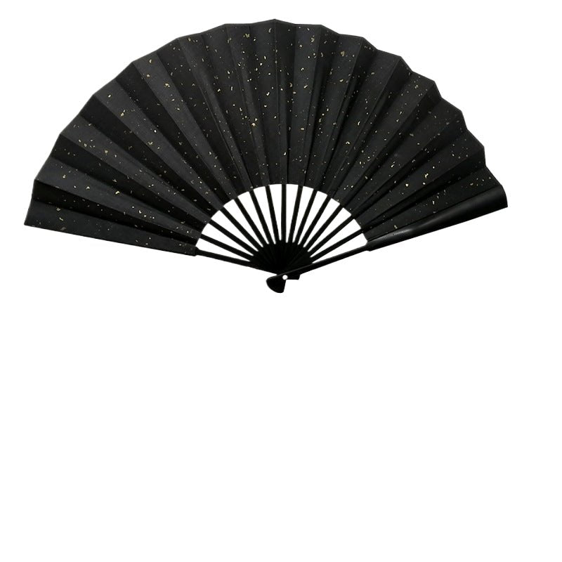 Bamboo Handle Glitter Fan - Yorkn Inc✅