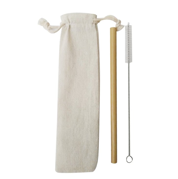 Bamboo Straws And Brush - Yorkn Inc✅