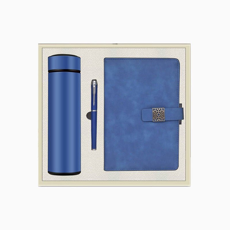 Business Gift Set - Insulated Bottle, Notebook & Pen, Ideal For Corporate Events - Yorkn Inc✅