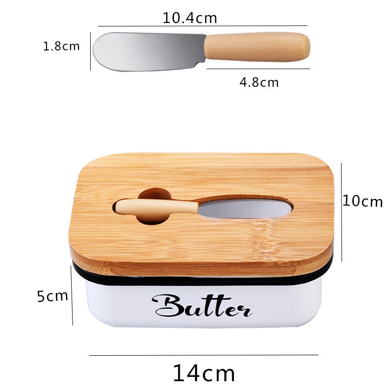 Butter Dish With Lid And Knife - By Boat - Yorkn Inc✅