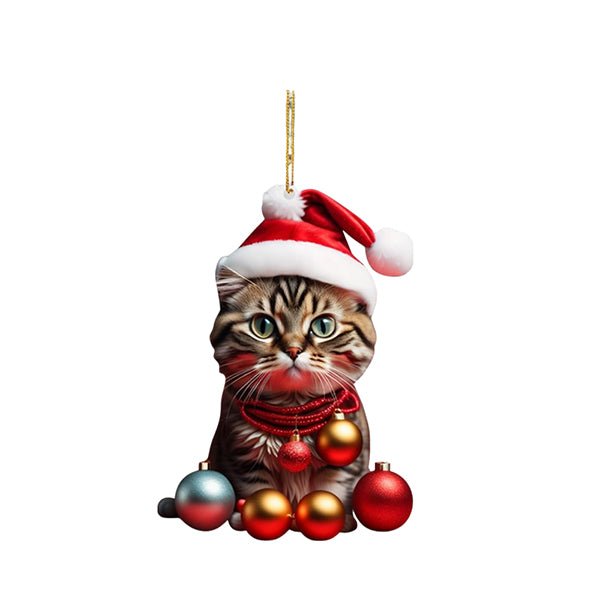 Cat Christmas Ornament - Yorkn Inc✅