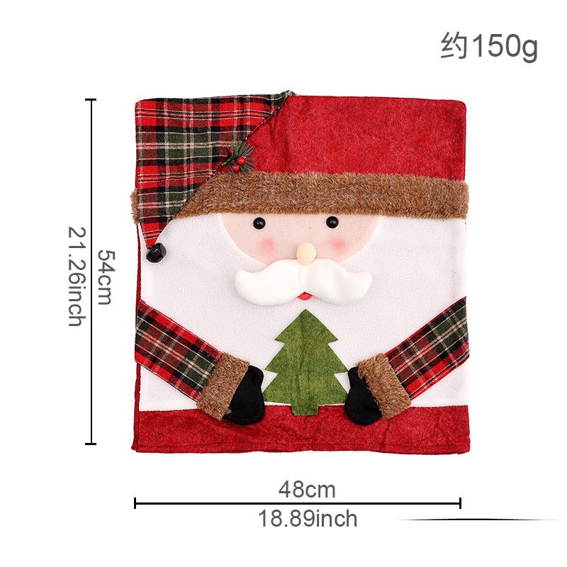 Christmas Chair Back Cover Santa Claus - Yorkn Inc✅