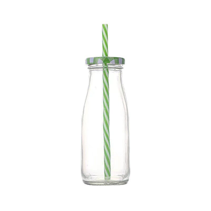 Clear Glass Milk Bottle - Yorkn Inc✅