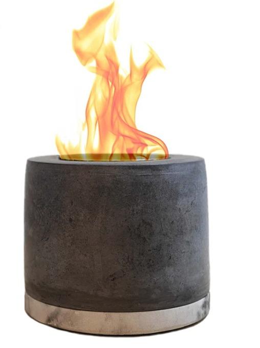 Concrete Tabletop Fire Pit - Yorkn Inc✅