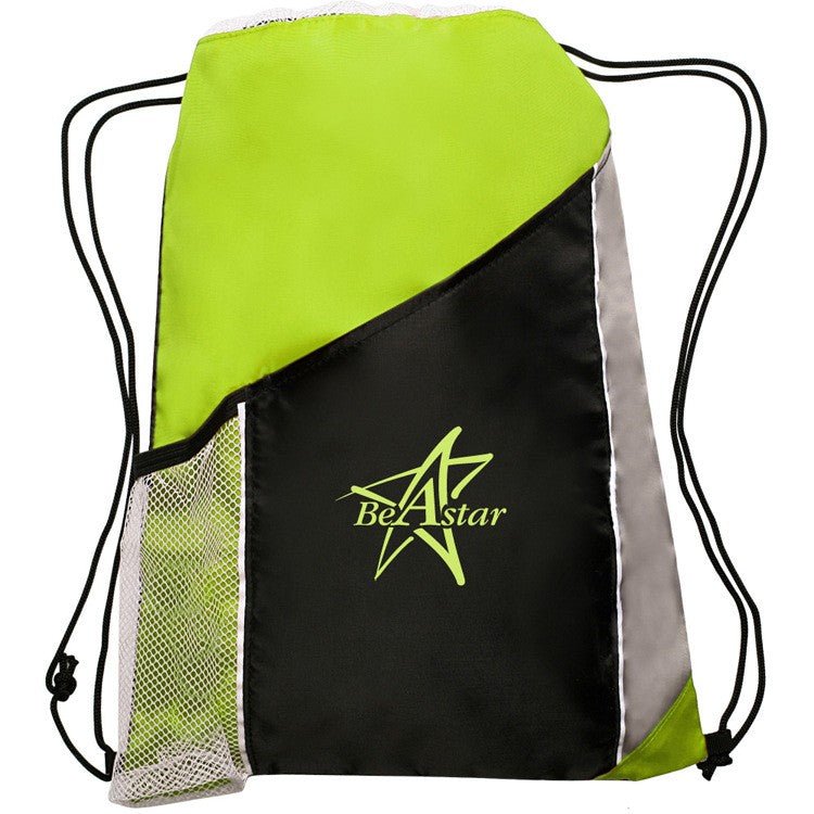 Drawstring Backpack With Zipper - Yorkn Inc✅