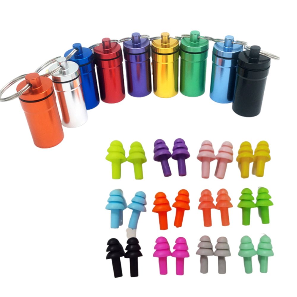 Ear Plugs In Metal Canister W/key Ring - Yorkn Inc✅