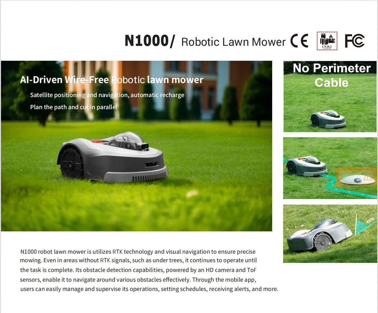 Fully Automatic Lawn Robot - Yorkn Inc✅