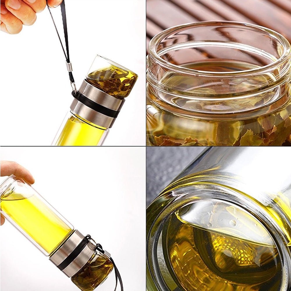 Glass Tea Infuser Bottle - Yorkn Inc✅