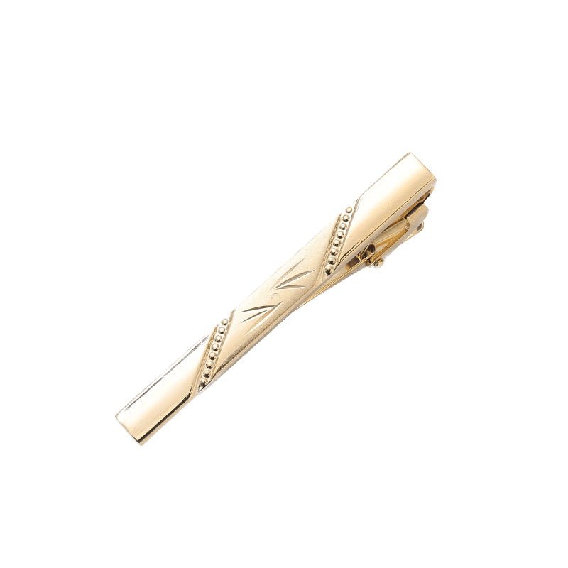 Golden Fashion Tie Clip - Yorkn Inc✅