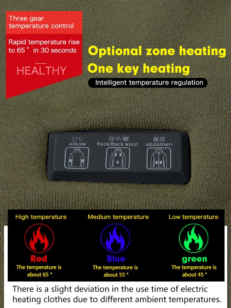 Heated Hooded Sweatshirt - Yorkn Inc✅