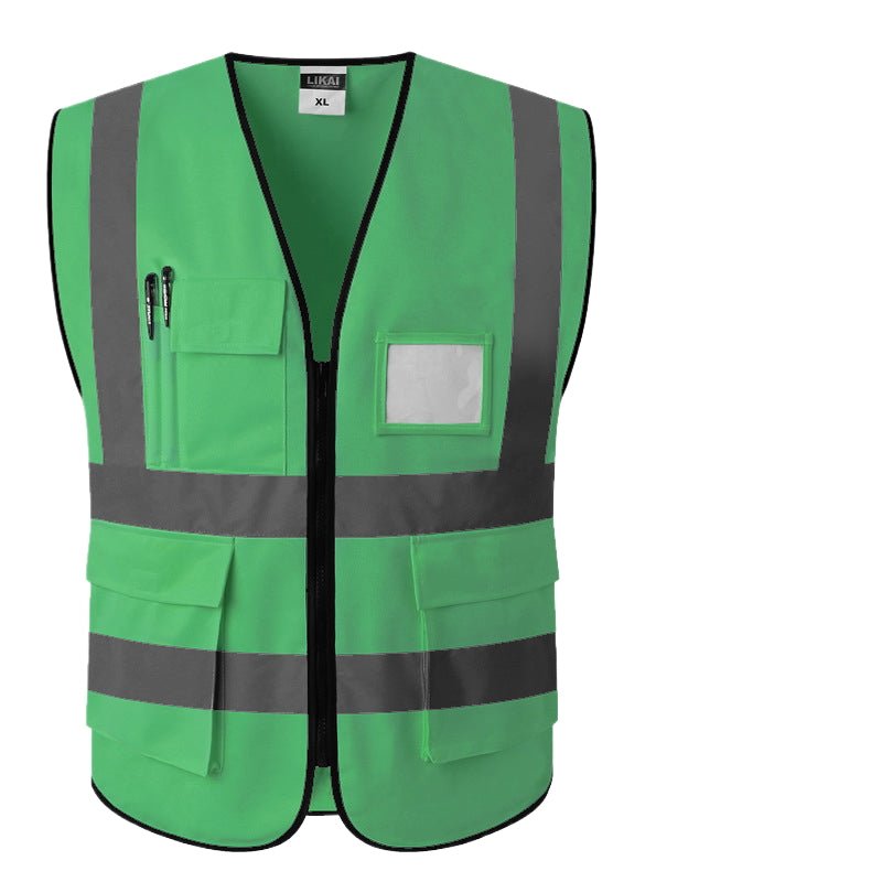 High Visibility Safety Reflective Vest With Pocket - Yorkn Inc✅