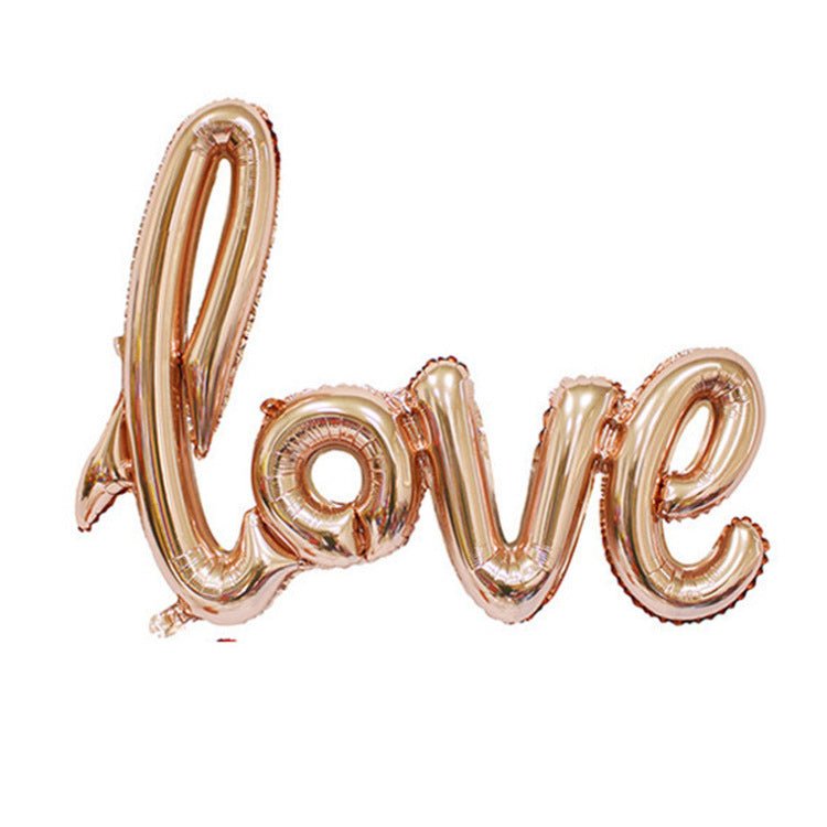 Large One - piece Love Foil Balloon - Yorkn Inc✅