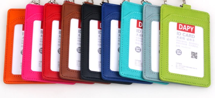 Leather Badge Holder Without Lanyard - Yorkn Inc✅