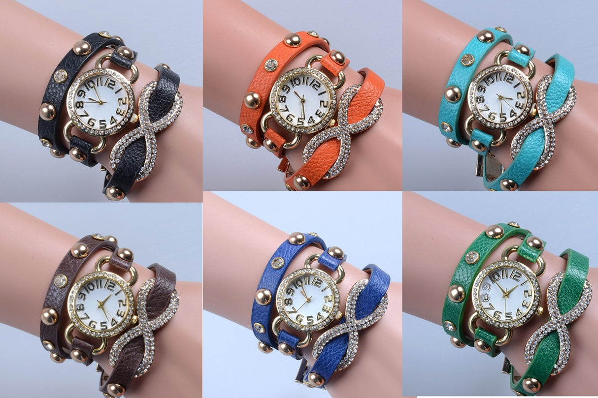 leather Bracelet Watch Wrist Watch - Yorkn Inc✅