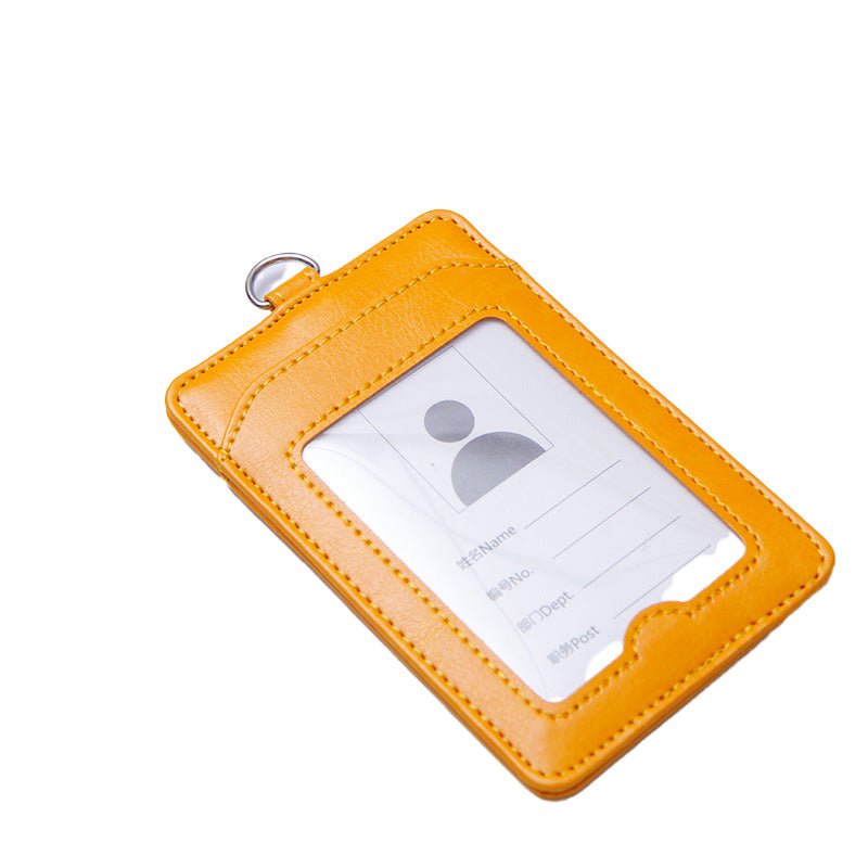 Leather Employee Id Card Holder - Yorkn Inc✅