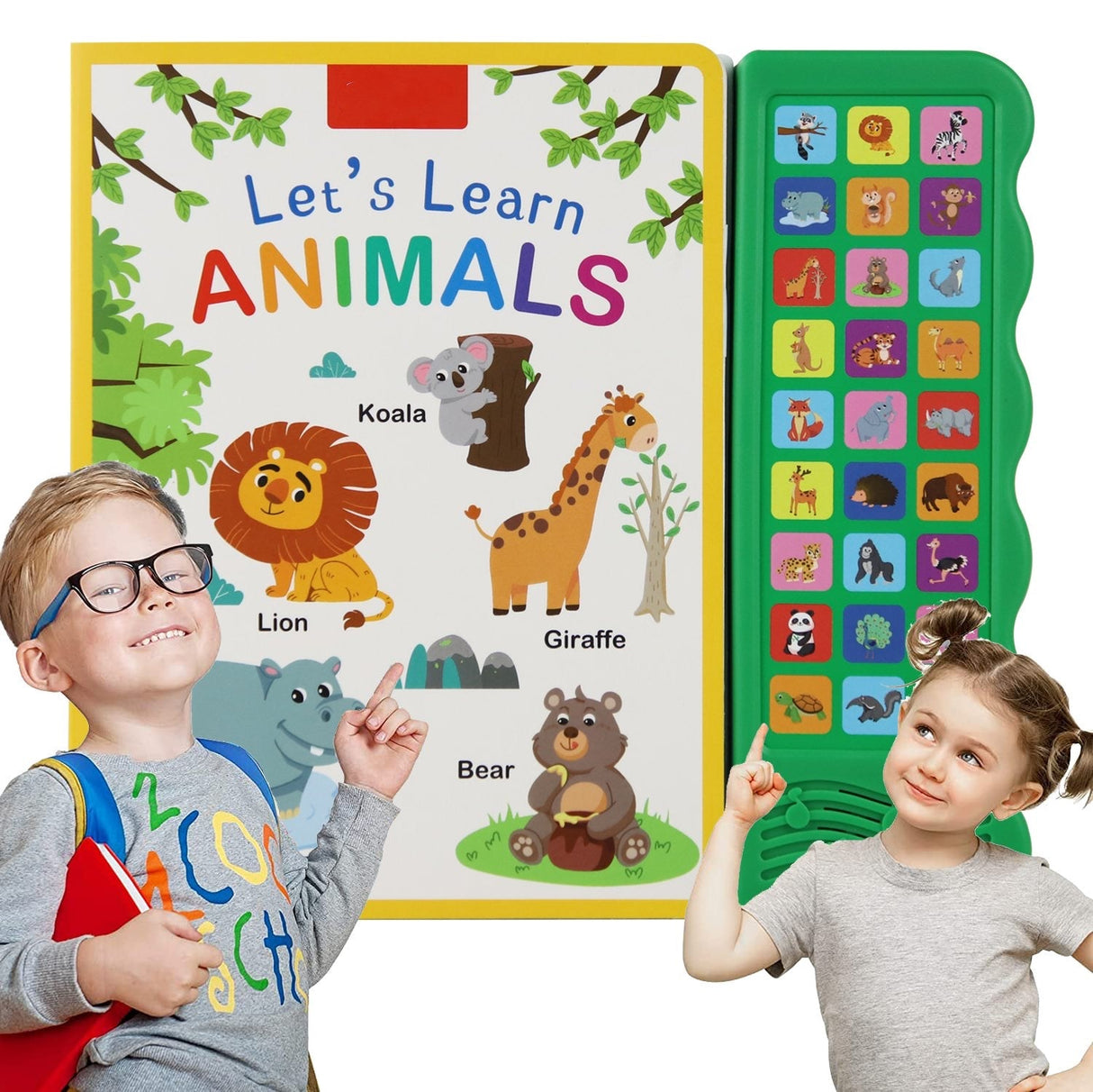 Let Us Learn Animals With Sound Buttons - Yorkn Inc✅