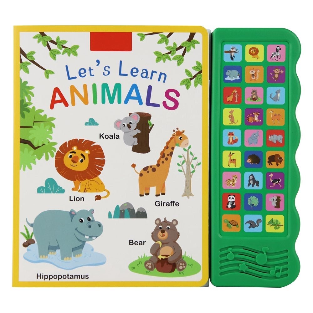 Let Us Learn Animals With Sound Buttons - Yorkn Inc✅