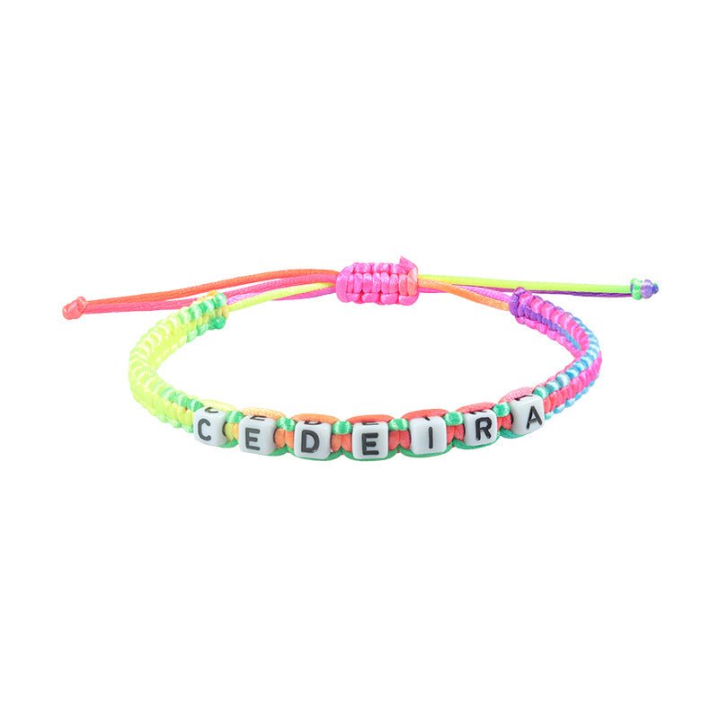 Letter Woven Bracelet - Yorkn Inc✅