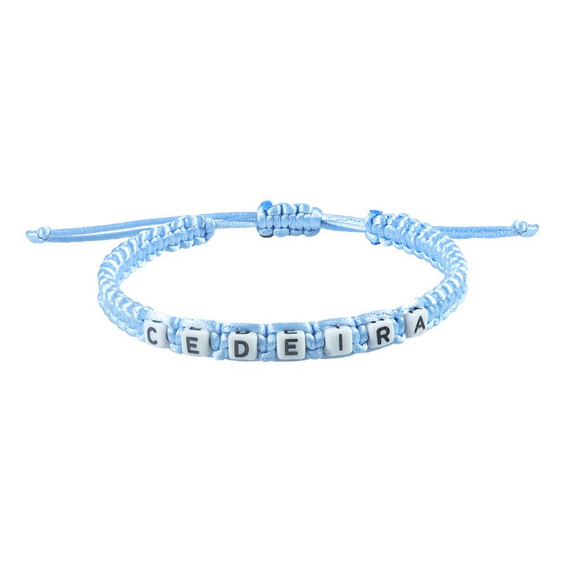 Letter Woven Bracelet - Yorkn Inc✅