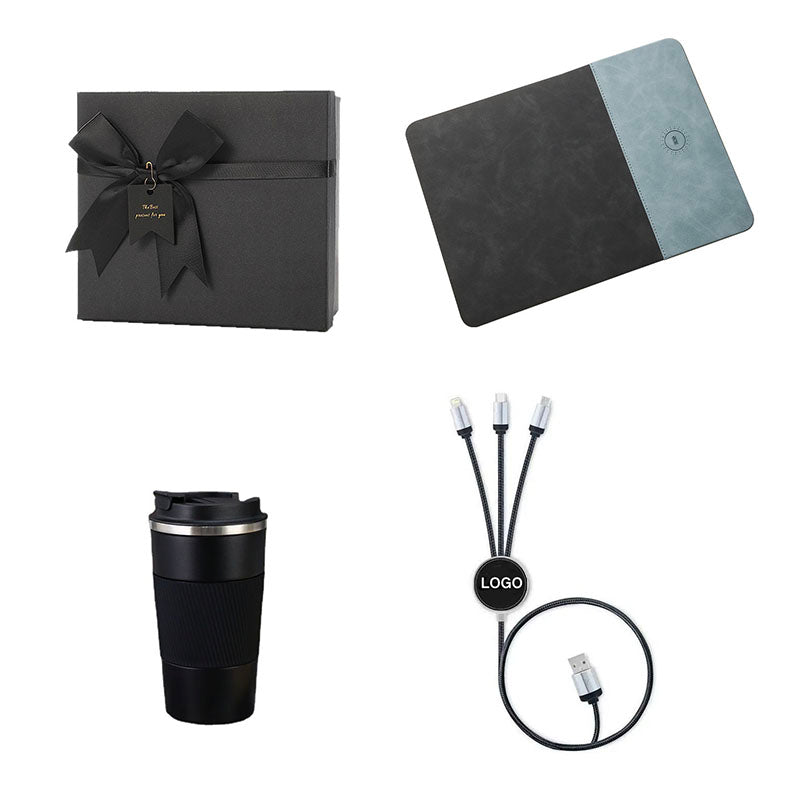 Mouse Pad 380ml Tumbler & 3 - in - 1 Cable Gift Set - Yorkn Inc✅