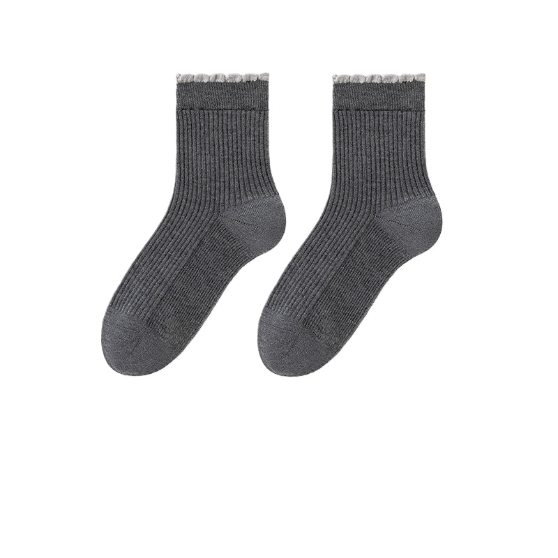 Mulberry Silk Wool Mid Tube Socks - Yorkn Inc✅